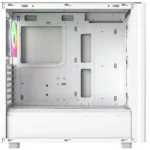 ID-COOLING WARE 510 ARGB ATX Mid-Tower PC Case, Tempered Glass, USB Type-C, 4x Pre-Installed Fans - White - Image 3