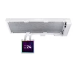 Lian Li HydroShift II LCD-S 360 N RGB AIO Liquid Cooler - No Fans - White - Image 2