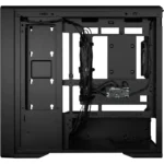 LIAN LI Vector V150 INF Mid Tower M-ATX Gaming Case, Tempered Glass, 360mm Radiator Support, Back-Connect Motherboard Support, 3x Pre-Installed ARGB Infinity Fans - Black - Image 4