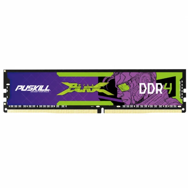 PUSKILL KILLBLADE DDR4 16GB 3200MHz CL16 Desktop Gaming Memory, PC4-25600, UDIMM, 1.35V, Intel & AMD Compatible
