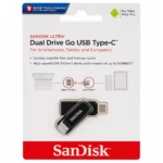 SanDisk Ultra Dual SDDDC4-064G-G46 Flash Drive, with USB Type-C and USB Type-A, All-Metal Design, 150MB/s Read Speed