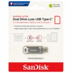 SanDisk Ultra Dual SDDDC4-032G-G46 Flash Drive, with USB Type-C and USB Type-A, All-Metal Design, 150MB/s Read Speed