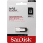 SanDisk Ultra SDCZ73-032G-G46 Flash Drive , Up to 150MB/s Read Speed, Metal Design