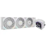 Thermalright Hyper Vision 360 ARGB AIO CPU Liquid Cooler, 360mm Radiator, Triple 120mm PWM ARGB Fans - White
