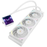 Thermalright Hyper Vision 360 ARGB AIO CPU Liquid Cooler, 360mm Radiator, Triple 120mm PWM ARGB Fans - White - Image 4