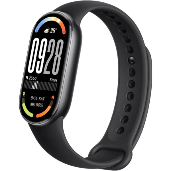 Xiaomi BHR07PYGL Smart Band 10 Fitness Tracker with 1.72-Inch AMOLED Display, Health Monitoring, 5ATM –  Black