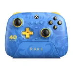 8BitDo Ultimate 3-Mode Wireless Controller, Rare 40th Anniversary Edition, Hall Effect Joysticks and Triggers, 2.4G Wireless, Bluetooth, Pro Back Paddles, Charging Dock, Officially Licensed