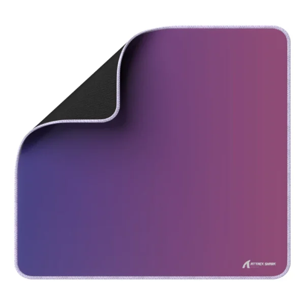 ATTACK SHARK CM03 eSport Gaming Mousepad, Rainbow Coated, 450x400x4mm - Purple-Blue Gradient