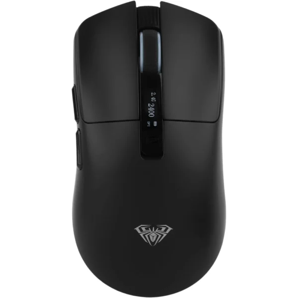 AULA SC590Pro Wireless Gaming Mouse, Tri-Mode 2.4GHz Bluetooth and Wired, PAW3311 Sensor, 500mAh Battery, 81g Lightweight Honeycomb Design - Black