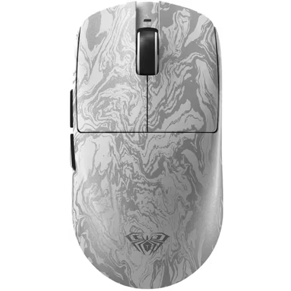 AULA X9MAX Wireless Gaming Mouse, Tri-Mode, PAW3395 Sensor, 26,000 DPI, Dual 8K Polling, Realtek Esports Controller, Omron 100M Switches, Nano UV Matte Coating - White Fluid Texture