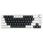 CyberLynx AG68 Mechanical Gaming Keyboard, 68-Key 65% Compact Layout, Hot-Swappable Switches, 12-Mode Rainbow Backlight, Anti-Ghosting, Double-Injection Keycaps, EN/RU Layout, Mute Switches - Deep Ash & White - Image 2