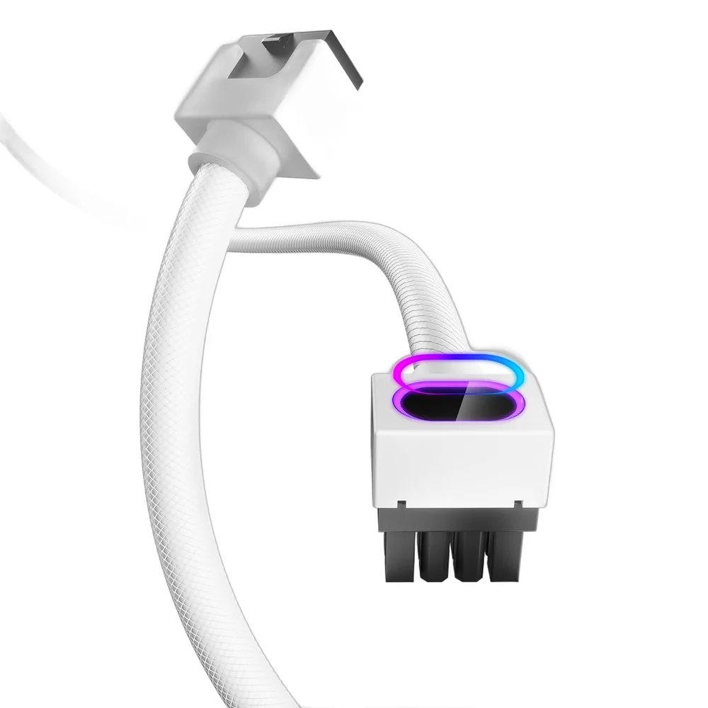 AsiaHorse Hydrus ARGB 8-pin GPU Cable Type A - White - Image 1