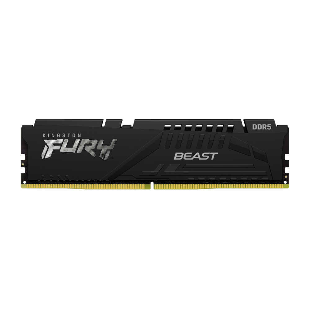 Kingston FURY Beast DDR5 16GB 6000MT/s Gaming Desktop RAM, CL36-44-44, 1.35V, AMD EXPO and Intel XMP 3.0, 1x16GB – Black