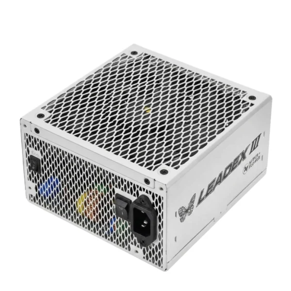 Super Flower Leadex III Gold 850W 80+ Gold Full Modular Power Supply, ATX 3.1 Compatible, PCIe 5.1 Ready, ECO Fanless & Silent Mode, Fluid Dynamic Bearing Fan - White
