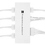 Thermalright Internal USB 2.0 Hub X5, 5-Port USB 2.0 9-Pin Hub, SATA Powered, Magnetic Mount, Internal Motherboard USB Expansion - White - Image 4