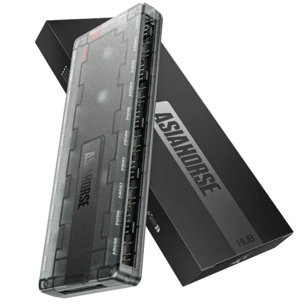 AsiaHorse Umbra ARGB PWM 10-Port Fan Hub V1 - Image 1