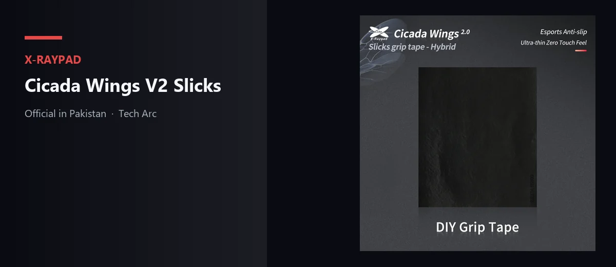 X-Raypad Cicada Wings V2 Slicks grip tape