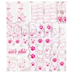 X-Raypad Cicada Wings Kitty Universal Pre-cut Tacky Mouse Grip Tape, Black - Image 2