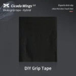 X-Raypad Cicada Wings V2 Slicks Universal Pre-cut Tacky Mouse Grip Tape, Black - Image 1
