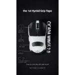X-Raypad Cicada Wings V2 Slicks Universal Pre-cut Tacky Mouse Grip Tape, Black - Image 2