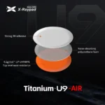 X-Raypad U9 Titanium Air Mouse Skates, 40x Universal Dots, UHMW-PE Durable - Image 2