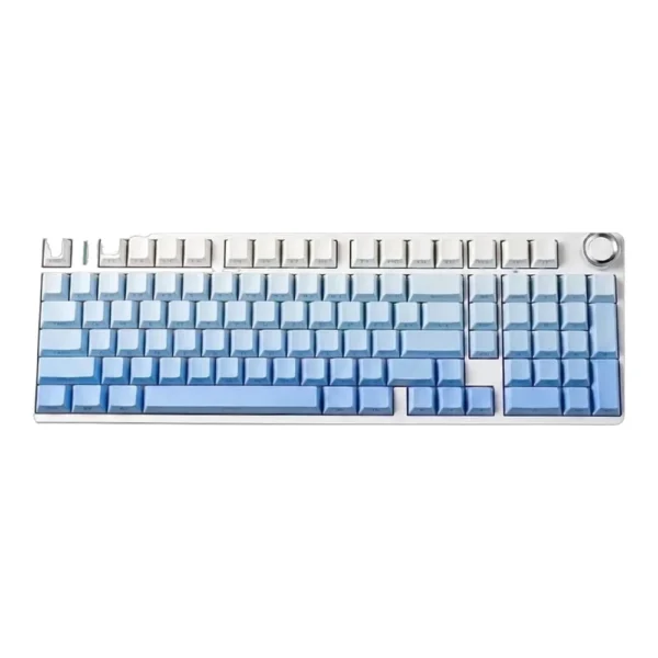 AULA F99 Pro Wireless Mechanical Keyboard, 96% Gasket Hot Swappable Custom Keyboard - Gradient Blue - Star Vector Switch (Seiya)