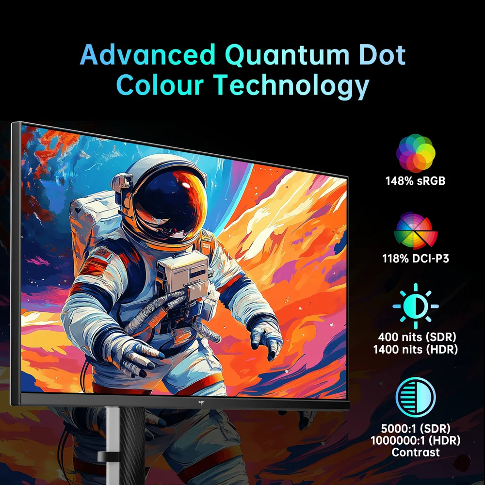 KTC M27T6 WQHD 180Hz HDR1400 Mini LED 1152-zone graphic