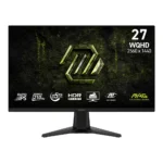 MSI MAG 275QF E21 WQHD 27-inch 210Hz Rapid IPS Gaming Monitor, 2560×1440, 0.5ms GtG, DisplayHDR 400, G-SYNC Compatible, AMD FreeSync Premium