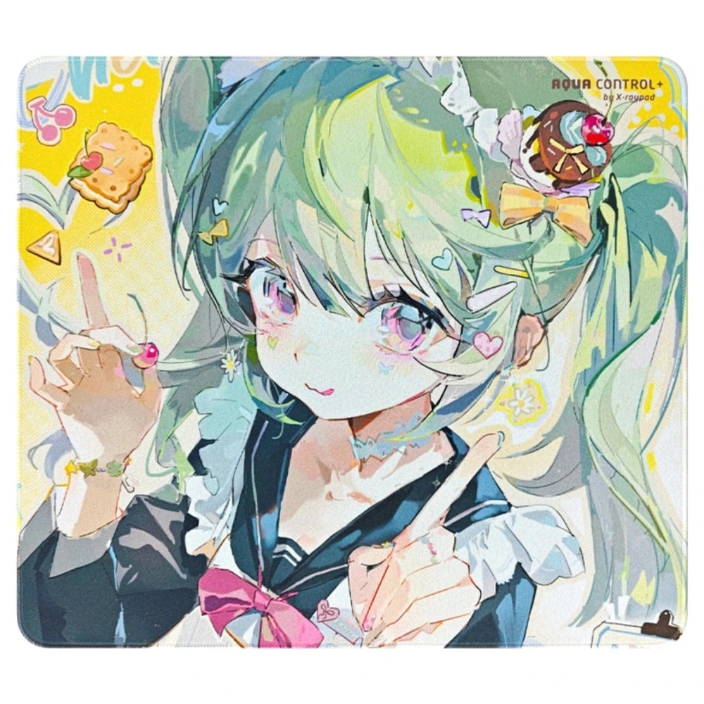 X-Raypad Aqua Control+ Mint Yellow Gaming Mouse Pad – 450×400mm
